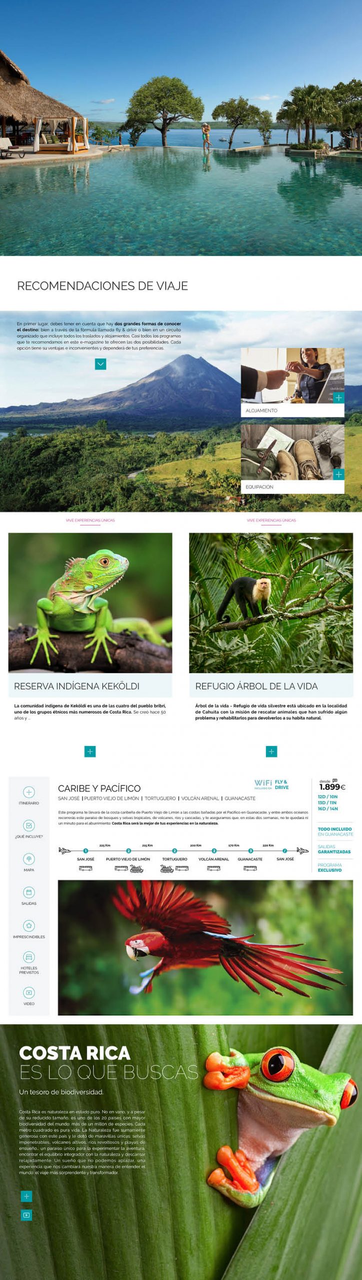 Publicaciones Interactivas. Travelplan Costa Rica